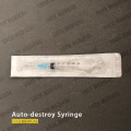 Саморазрушающийся безопасный шприц для вакцинации