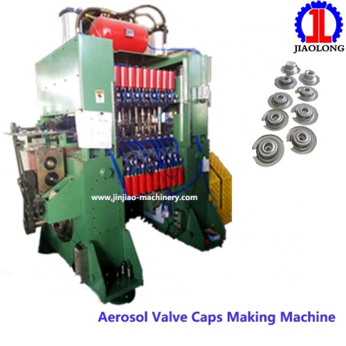 Aerosol can valve making machine