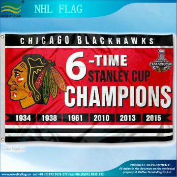 Chicago Blackhawks NHL pennant banner