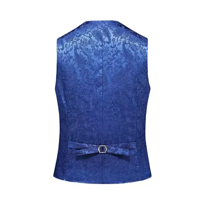 Wholesale Custom Made Blue Best Brands Wedding Men's Suits 3 Pieces men's suits & blazer