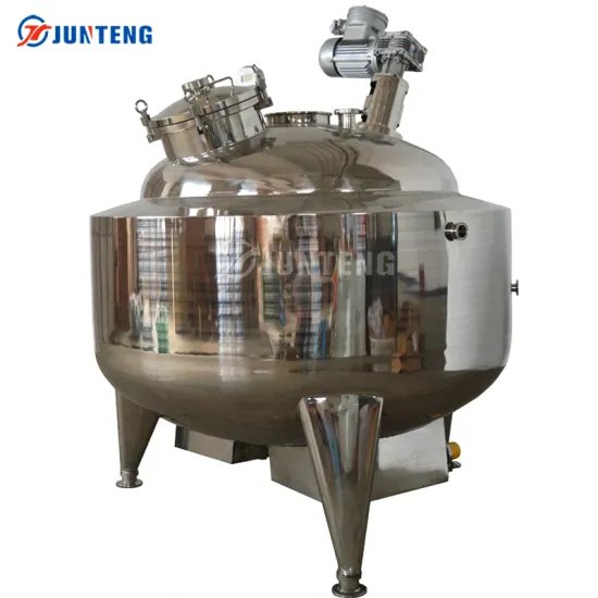 Advanced Homogenizer Tank System for Cream and Liquid Blending, Jacketed with Heating and Agitation Capabilities