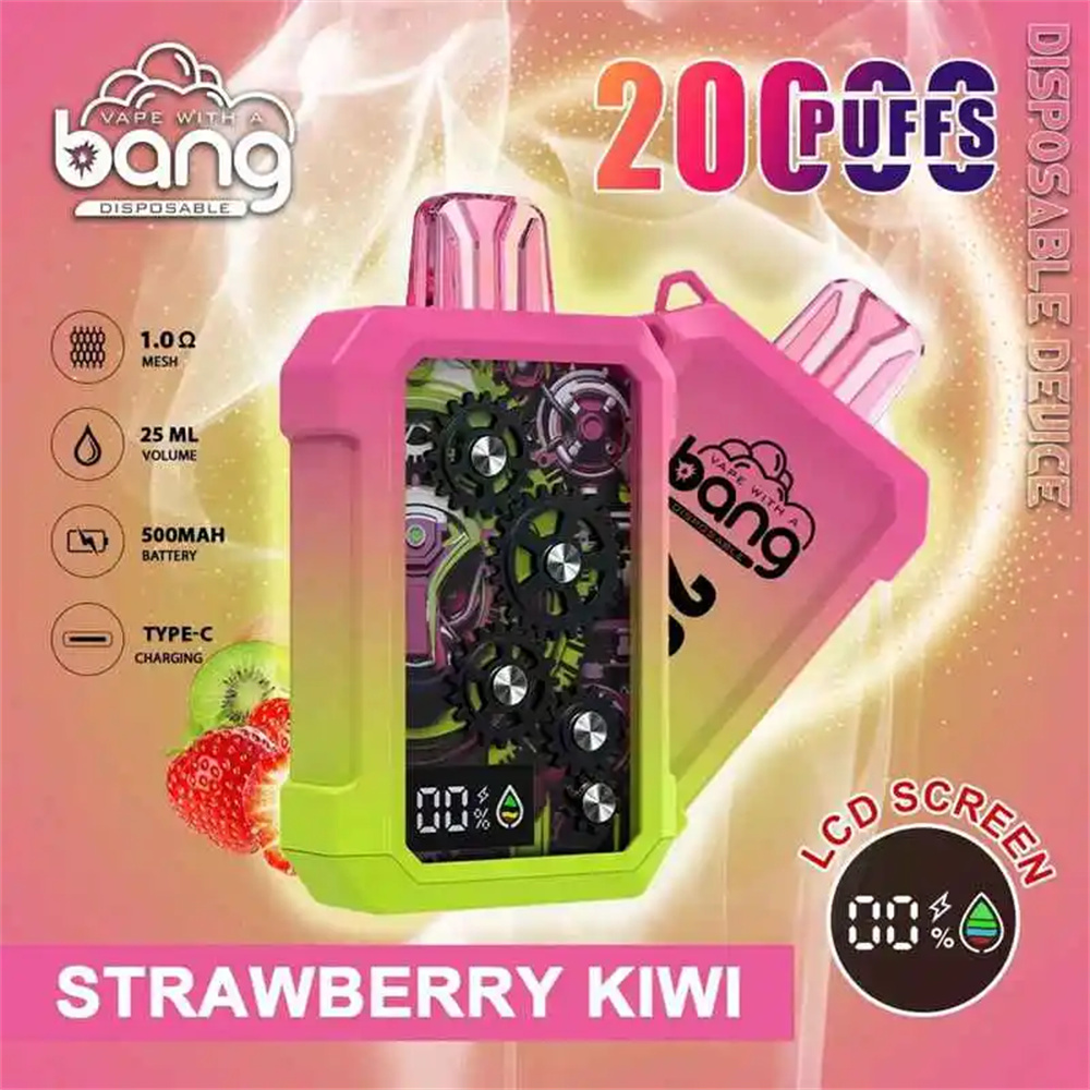 Bang 2000 Puffs LED màn hình Vape dùng một lần