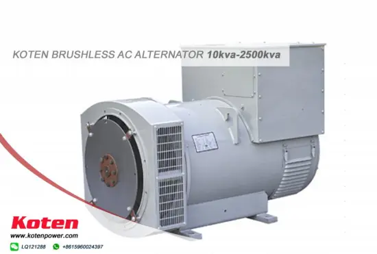 Koten Power Brushless Ac Alternator KA634 Series With Power From 750kva to 1250kva. Stamford Alternator