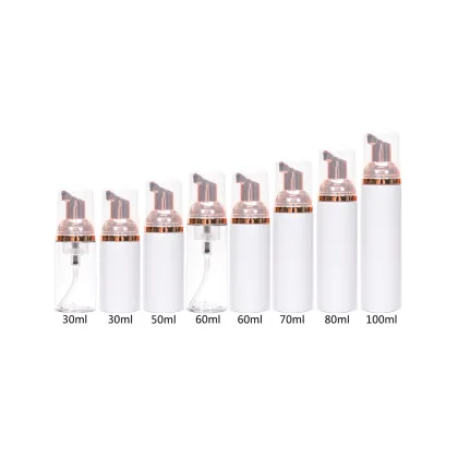 Make Your Own Lash Shampoo Kit: Cleanser Foam Pump, Eyelash Shampoo Bottles, Velvet Classic Mink