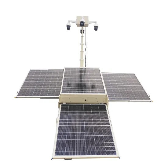 Telescopic Mast Battery Powered Portable Emergency Electric Mobile Solar Camera Light Tower