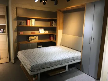 Queen size vertical wall bed mechanism hardware