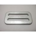 18KN MBS Galvanized or Black 45MM Harness Buckle