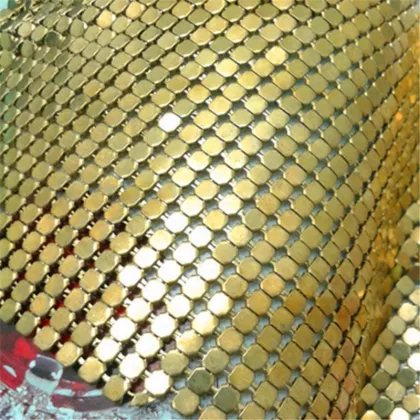 Sparkling Metal Sequin Fabric - Architectural Metallic Sequined Fabric