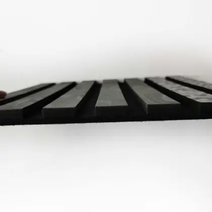 Custom Akupanel Wooden Veneer Slat Acoustic Panels for Hotel Soundproofing