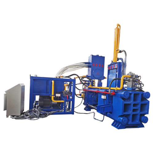 Horizontal Steel Scrap Shavings Sludge Briquetting Machine