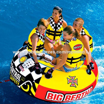 Inflatable Water Towable Tube, Made of PVC Material with EN71 or ASTM Compliant