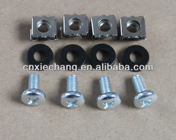 Carbon Steel Cage Nut Galvanized M6 Cage Nut With Screw And Washer Square Cage Nut