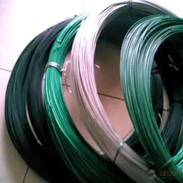 PVC coated colored iron wire/PVC coated galvanized iron wire