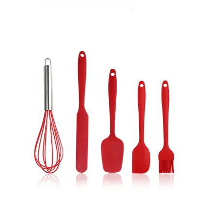 5pcs Silicone Cooking Utensils Set - Silicone Kitchenware & Kitchen Utensils