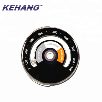 Enamel Wireless Fuel Pipe Wooden Burning Stove Thermometer with Magnet