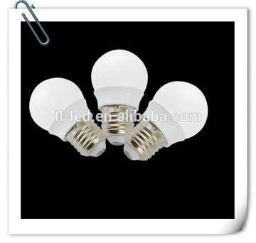 Alibaba NEW G45 LED Bulb Light 3W 5W LED Bulb light, E27 E14 B22 LED Lamp with heat conduct plastic cheap price