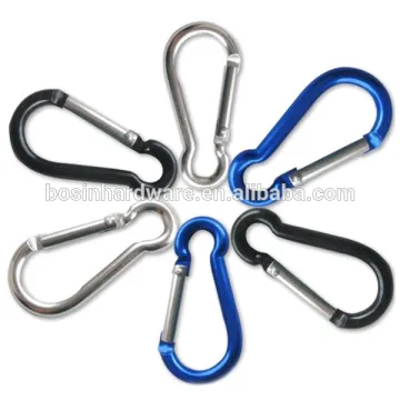 Wholesale Great Quality Metal Aluminum Hooks Carabiner Snap Hook