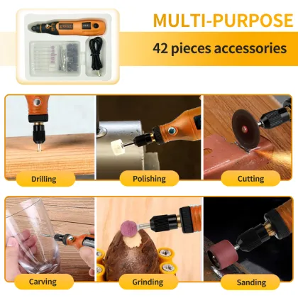 USB Charging Dremel Mini Cordless Rotary Tool: A Comprehensive DIY Grinder Tool Kit