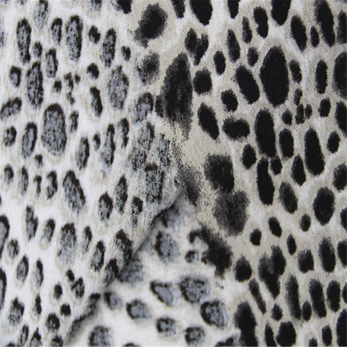 Leopard With Viscose Rayon Rich Crepe