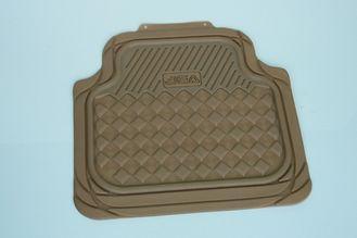 Personalised Yellow Rubber Car Mats , Anti Fatigue Floor Ma