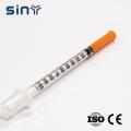 Syringe d'insuline 1 ml jetable médical stérile