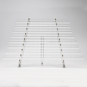 Harpa de canto de cristal de suporte vertical
