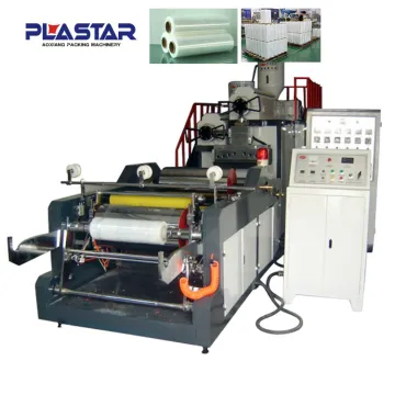 high speed two layers food fresh film extrusion Machine