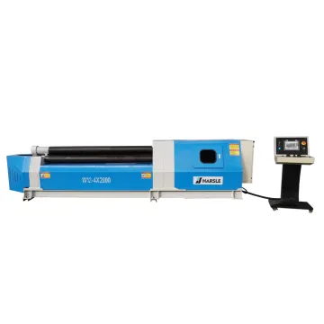 CNC W12 Series 4-Roller Hydraulic Plate Rolling Machine