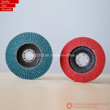 125*22 Mm Vsm Zirconia & Ceramic Abrasive Flap Disk