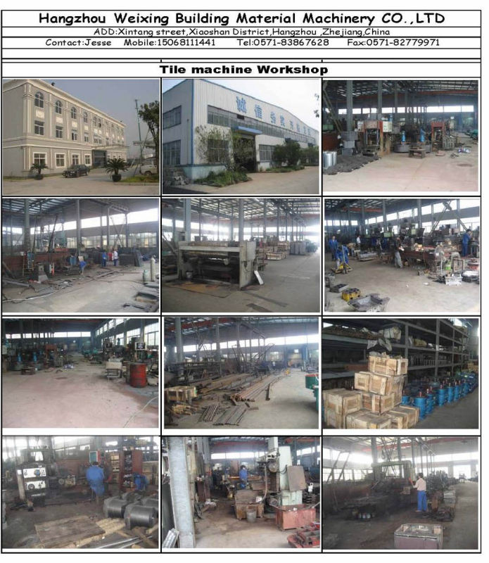 Cement Color Roof Tile Making Machine