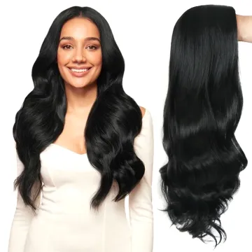 natural black cosplay wigs wavy wig heat resistant synthetic fiber Long Curly wigs  for black women