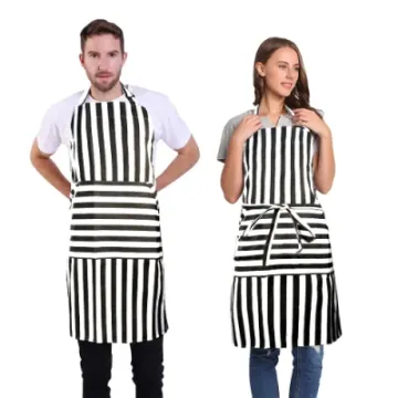 Adjustable Long Ties Bib Women Men 18 Colors Chef Kitchen Cooking Apron