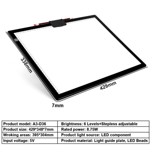 Suron LED Light Box Drawing Pad Tracing Board