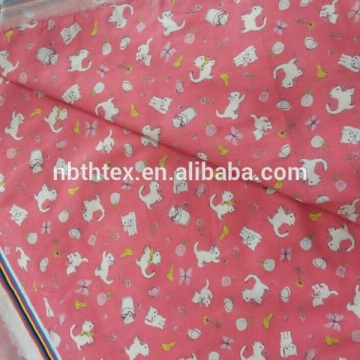 2016 new designs of baby ,minky fabric print on 100%cotton sateen