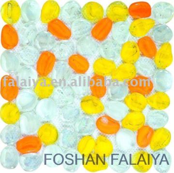 Crystal Bead Glass Mosaic Swimming pool tile FY28
