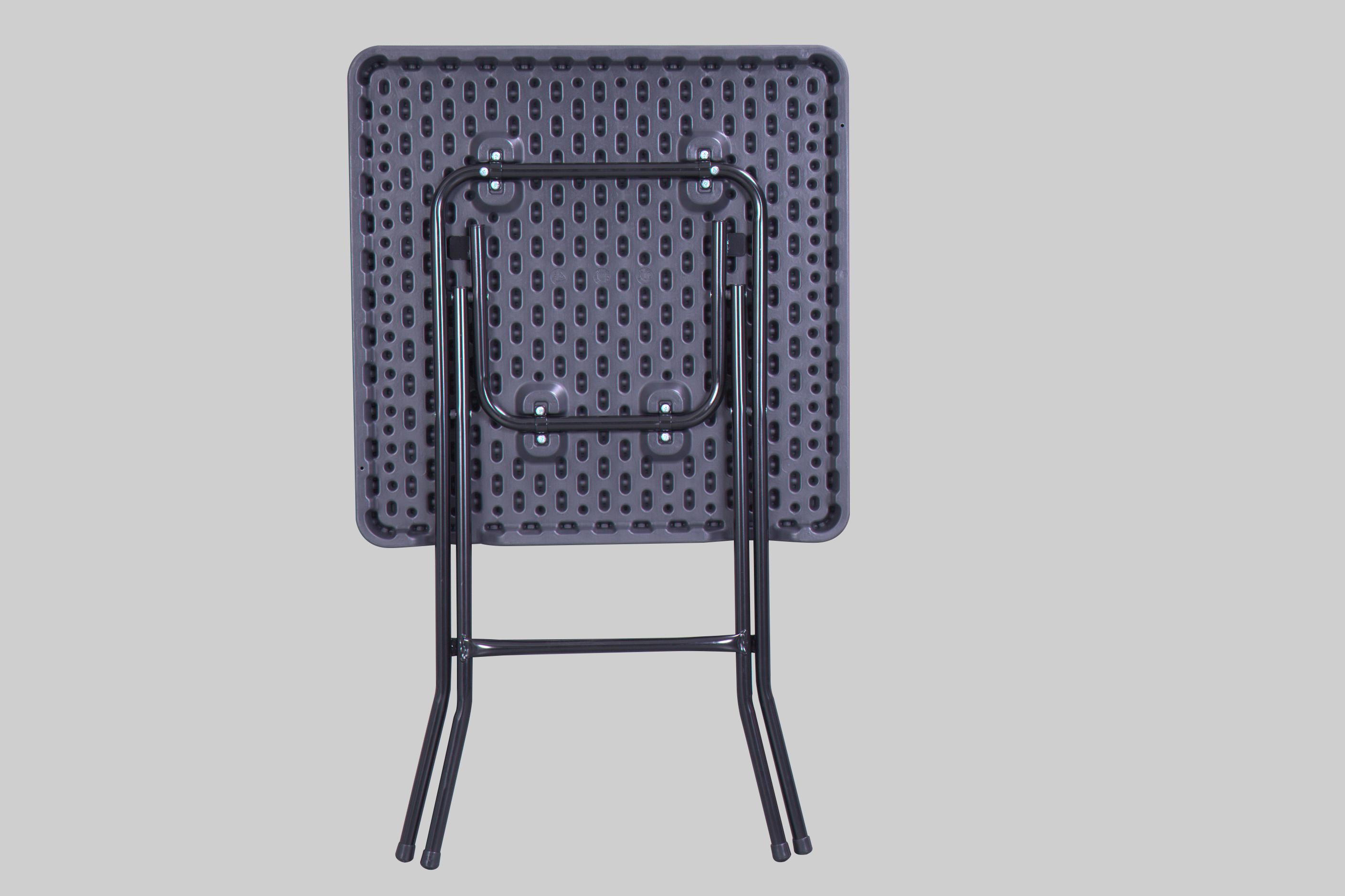 Square Rattan Plastic Folding Table