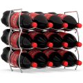 3 Tier Stackable Cabinet Wine Organizer Storage Rack