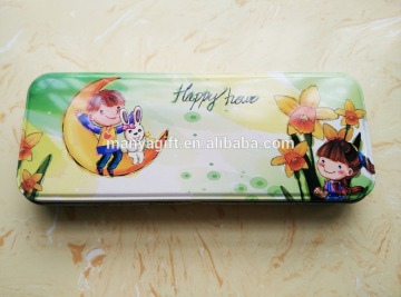 Stadard Tin Pencil Box with inner tray 210 x 81 x 25mm