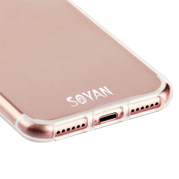 High Quality and Best Price Hot Sale Normal TPU Cell Phone Case Packaging Double Camera Hole for IPhone 7+