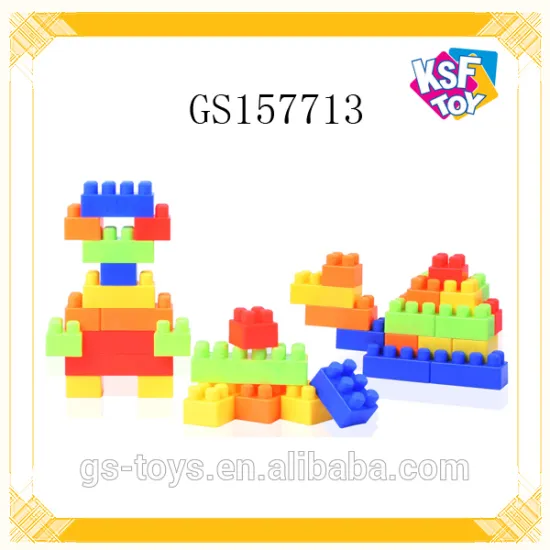 Educational Play Toy Intelligent Plastic Building Bricks PP Blocks