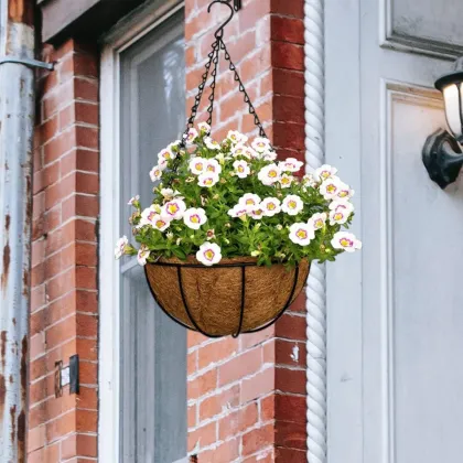 100% Natural Round Coconut Fiber Planter Basket Liners for Hanging Baskets