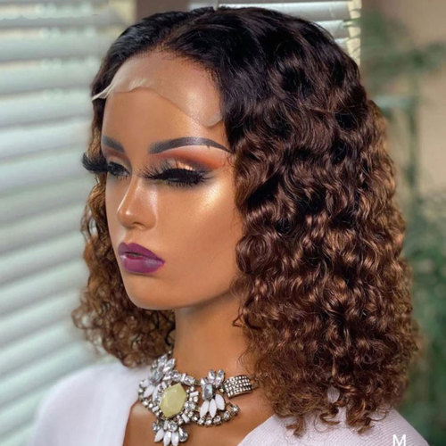 Cheap Short Bob Wigs Human Hair Kinky Curly Lace Front Wigs Human Hair Wholesale Glueless Hd Lace Frontal Wigs For Black Women