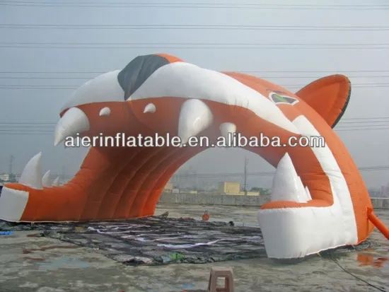 2013 Tiger's mouth advertising inflatable archway