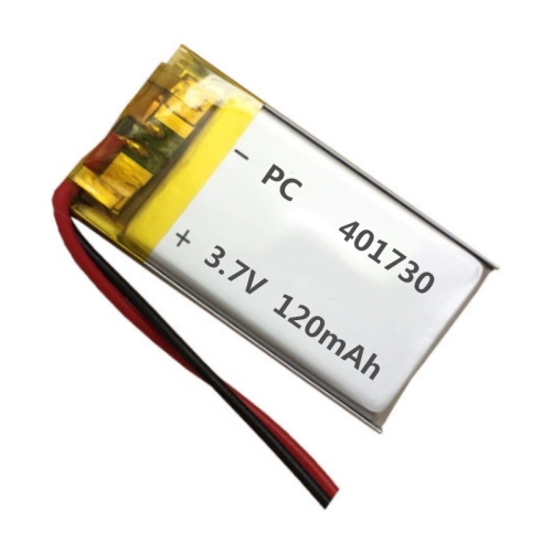 Hottest 401730 3.7V 120mAh bateria de polímero de lítio