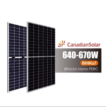 High Utilization Canadian Monocrystalline Solar Panel Products 640W-670W PV Modules