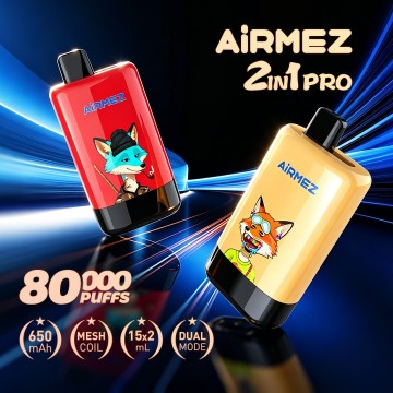 Airmez FOX 2in1 PRO 80000 Rookwolken Wegwerpvape
