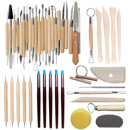 China Wholesale 30 Pcs Modelling Clay Pottery Art Pottery Tools Set