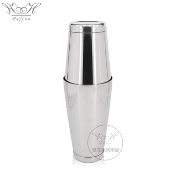 550mm +750ml Stainless Steel Boston Cocktail Shaker Set