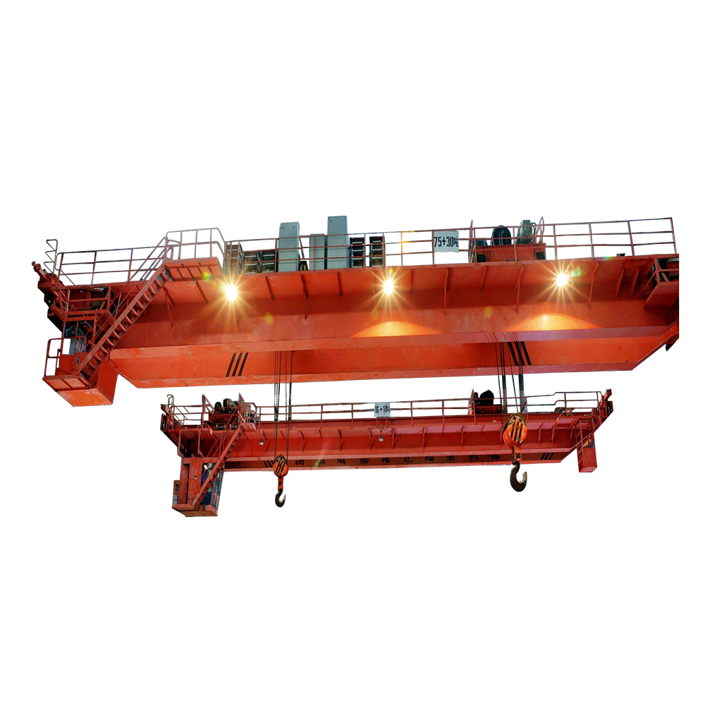 محطة توليد الكهرباء 60ton / 80ton Double Girder EOT Bridge Crane