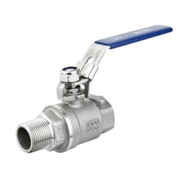 2PC Male X Female Thread Floating Ball Valve